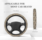 Steering Wheel Cover Universal Fit Car Interior Accessories for Women Men 15 Inch Breathable Anti Slip Odorless Neoprene Stee