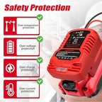 Jump Starter Adapter for Craftsman 20V V20 Battery, 11AWG 30A Auto Booster Cables, Portable Car Jump Starter for Up to 3.5L Engine, 12V Emergency Jump Box Using Power Tool Battery
