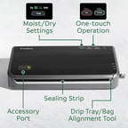 FoodSaver Vacuum Sealer Machine, Automatic Bag Detection, Sous Vide Friendly, with sealer bags, roll, handheld vacuum sealer,