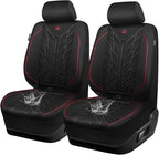 CAR PASS Waterproof Car Seat Covers Front Seats,Neoprene Seat Covers 3D Tyre Embossed,All-Weather Automotive Seat Cover Non-S