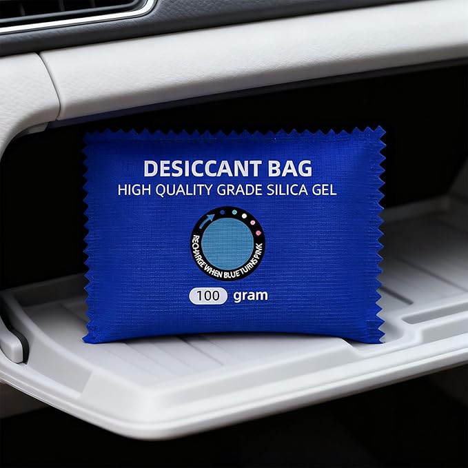 Car Dehumidifier Moisture Absorber - Lightweight Fast Reactivated Portable Silica, Gel, Garage Packs, Trucks Storage Closets