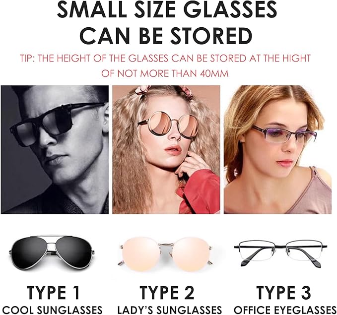 Cybertruck Sunglass Holder Box Clip Compatible with Tesla Cyber Truck Interior Accessories Eyeglass Visor Decor