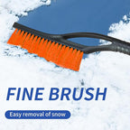 26.7" Snow Brush & Ice Scraper for Car Windshield, 2 in 1 Snow Brush with Squeegee, Detachable Snow Removal Tool with Comfortable Ergonomic Foam Grip for Cars, Suvs, Trucks, RVs