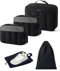 BAGSMART Compression Packing Cubes for Travel, 6/5/4set Lightweight Packing Organizers, Summer Travel Essentials Suitcase Org