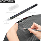Vinyl Wrap & Window Tint Tool Kit – 12Piece with 1200W Heat Gun, Felt Edge Squeegee, Glass Squeegee, Edge Trimmer, and Precision Knife Cutter for Car Wraps, Window Film, PPF, Decals, and Graphics