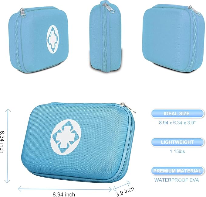 276PCS Small Travel First Aid Kit Supplies for Business, First Aid Kits Backpacking Essentials Items Trauma First Aid Surviva
