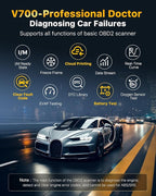 OBD2 Scanner Car Code Reader Support Voltage Test Plug and Play Fixd Car CAN Diagnostic Scan Tool Read and Clear Engine Error