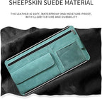Sun Visor Organizer, Multi-Pocket Auto Visor Organizer for Car, SUV and Truck, Card Holder Glasses Holder for Car Interior Accessories Car Organizers And Storage, Blue