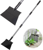 Suchtale Garden Flat Shovel,Floor Scraper, Heavy Duty Multifunctional Outdoor Cleaning Shovel with 54 Adjustable Long Handle, Ideal for Weed Scraper, Lawn Edging,Trenching,Driveway,Sidewalk