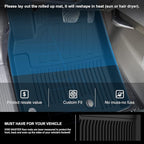 KIWI MASTER Floor Mats for 2021-2026 Nissan Rogue (Not Sport), OEM Replacement T99E4-6RR0B, Custom Fit All Weather Car Mats, Heavy Duty TPE Floor Liners, Front & Rear 2 Row, Black