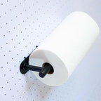 Peg Board Paper Towel Holder for Pegboard, Peg Board Accessory Kit with Heavy Duty Pegboard Hooks for Garage Workshop Craft R