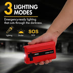 Wagan EL7601 iOnBoost V8 Slim Jump Starter 1200A Peak 12V Portable Lithium Car Battery Booster for Up to 4.0L V8 Gas or 2.0L