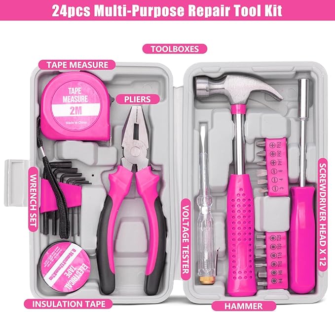 Car Roadside Emergency Kit, Vehicle Truck Safety Emergency Road Side Assistance Kits with Jumper Cables, Auto Air Compressor 