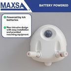 Maxsa 37110-W-RS Park Right Dual Laser Parking Guide for Garage with Adjustable 360-Degree Lasers, Motion Activated, Battery 