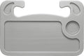 HARFINGTON 2 in 1 Car Steering Wheel Tray Car Food Trays Auto Steering Wheel Under Table Desk for Eating Food Drink Laptop Writing Work, Grey