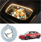 2025 Tesla Frunk LED Strip Model 3 Highland 2024 2025 Flexible Silicone Waterproof Interior Lighting Bar Tesla Front Trunk Accessories Ambient Lights