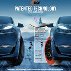 ISSE Super Snow Socks for Tires. Designed for All Tire Brands. Textile Chain Replacement for Optimal Traction in Snow & Ice. 