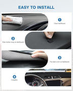 FIILINES Dash Cover for Chevrolet Trailblazer 2021-2025 LS/LT/RS/Activa, Dashboard Mat Cover Sunshade Nonslip Mesh Protector 
