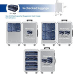 Grand Fusion Stow-N-Go Packing Organizer for Luggage, Portable Hanging Travel Shelves, Carry-On Closet, Hanging Packing Cubes