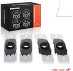 A-Premium 4-PC Rear Inner and Outer Parking Assist Sensor Retainer Bezels Compatible with Toyota Models - Tundra 2022 2023 20