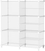 AWTATOS Closet Organizer 6 Cube Storage Shelves Portable Closet Clothes Organizers and Storage Stackable Cubby Shelving for C