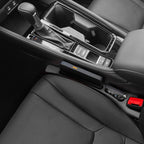 Car Seat Gap Filler Organizer Compatible with Honda Accord Accessories Seat Gap Plug Blocker with Storage Slot Non-Slip Car Cup Holder Coaster Black
