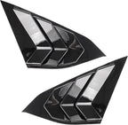 YINGTUU YINGTUU for Honda Accord Accessories 10th Gen 2018 2019 2020 2021 2022 Rear Window Louvers Blinds Trim-Glossy Black