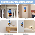 Dntorx Hat Organizer for Baseball Caps, 2 Pack Hat Rack for Wall Hold up to 20 Hats Adhesive Hat Hooks Stand Hat Hanger Organ