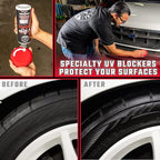 Chemical Guys VRP Vinyl, Rubber, and Plastic Dressing - Tire Dressing, Non-Greasy, Dry-to-the-Touch Shine for Tires, Trim, an