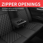 Car Seat Covers Full Set, Breathable and Waterproof Napa Leather Car Seat Cover, Interior Universal Fit for Cars, Sedans, SUV