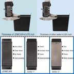 JDMCAR Compatible with Toyota Tundra Accessories 2014-2021 Center Console Organizer, Insert ABS Black Materials Tray, Armrest Secondary Storage Box - Full Tray