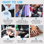 Car Detailing Kit Car Interior Cleaner Turbo Car Cleaning Gun Pro & at Home Interior Car Cleaning Supplies Kit for Upholstery