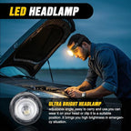 Nilight Car Emergency Kit with Jumper Cable Air Compressor Tire Repair Essential Tools First Aid Alligator Connector Electric