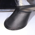 1 Pair Side Mirror Arm Cover,Left/Right Mirror Stem Cap,Fit for Fiat 500/Fiat 500 Convertible/Abarth 595/Abarth 695 735450654 735450655 0735642839,Car Mirror Cover Housing,Replacement (Right + Left)