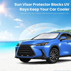 Custom Fit NX NX250 Windshield Sunshade for 2015-2022-2024 2025 Lexus NX350 NX350h NX450h NX300h/NX300/NX200t Accessories Front Window Shades Cover for Windshield 210T Sun Visor Protector Block Heat