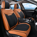 Coverado Seat Covers, Front Car Seat Cover, 2 Pack Breathable Nappa Leather Seat Cover, Waterproof Car Seat Protector, Car Se