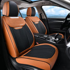 Coverado Seat Covers, Front Car Seat Cover, 2 Pack Breathable Nappa Leather Seat Cover, Waterproof Car Seat Protector, Car Se