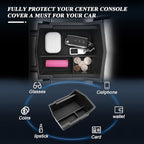 BIBIBO 2025 2026 Forester Center Console Organizer for 2025+ Subaru Forester Premium/Sport/Limited/Touring Console Tray 2025 Subaru Forester Insert Glove Pallet Organizer 2025+ Forester Armrest Tray