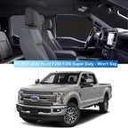 Front Side Window Sun Shade for 2016-2023 Toyo-ta Tacoma Accessories, Foldable Window Sunshade Sun Visor Protector, Side Window Shades Sun Shield Blocks UV Rays Heat, Pack of 2