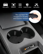 Cup Holder Inserts Compatible with Honda Prologue EV/Acura ZDX 2026 2025 2024, Non-Slip TPE Center Console Cup Holder Protector Organizer for Prologue EV/ZDX Interior Accessories