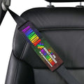 Autism POD Non Verbal Colorful Autism Awareness Seat Belt Cover for Kid Family Special Need Autistic Medical Alert Car Cushion Cover Support Autism Gift Personalized Name 40