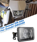 4x6 LED Headlight Kit for Suzuki DR-650 | for Suzuki DRZ400 with Mounting Bracket Hardware Headlight High Brightness High Int