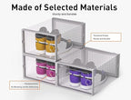 Kuject X-Large Shoe Storage Boxes Organizers Clear Plastic Stackable 12 Pack, Shoe Rack & Holder Substitute, Sneaker Containe