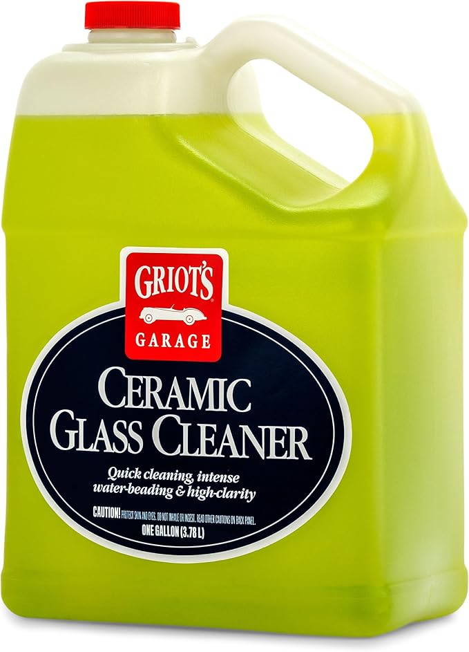 Griot's Garage Ceramic Glass Cleaner Spray for Car Windows, Windshields, Mirrors and Home Use, Cleans and Protects, Streak-Fr