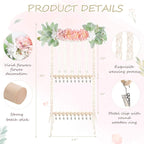 POVETIRE Headband Holder - Hair Bows Organizer & Display Storage Wall Hanging Decor for Baby Nursery & Toddler Girls Room