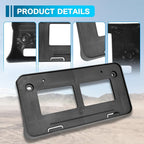 Front License Plate Frame Compatible with Toyota Tacoma 2016 2017 2018 2019 2020 2021 2022 2023, Bumper License Frame Holder 