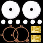 Headlight Motor Repair Gear Kit Upgrade Compatible with 1988-1996 Chevrolet Corvette Including Gears Sealing Grease Packet Ge