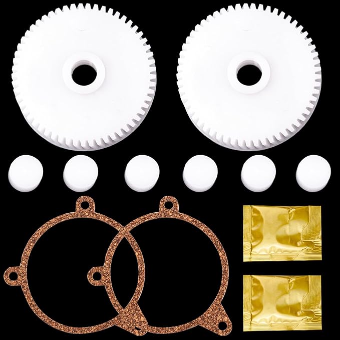 Headlight Motor Repair Gear Kit Upgrade Compatible with 1988-1996 Chevrolet Corvette Including Gears Sealing Grease Packet Ge