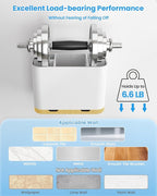 Toothbrush and Toothpaste Holders for Bathrooms Countertop - Detachable 5 Slots Kids Electric Toothbrush Holders Set Wall Mou