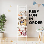 SpaceAid Stuffed Animal Storage Organizer, Wood Animals Zoo Toy Plushies Storage Holder, Large Capacity Plush Toy Cage for Pl